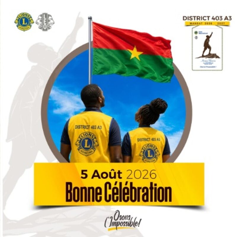 5 Août 2026 — Fête nationale Burkina Faso