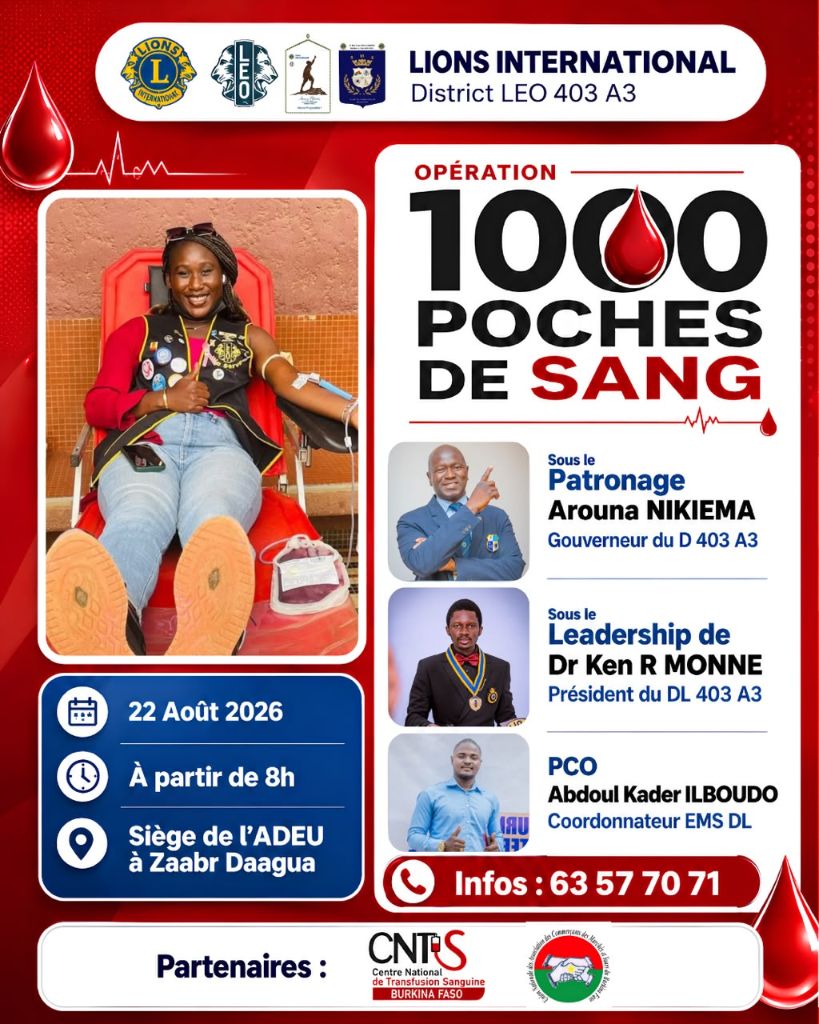 Opération 1000 Poches de Sang